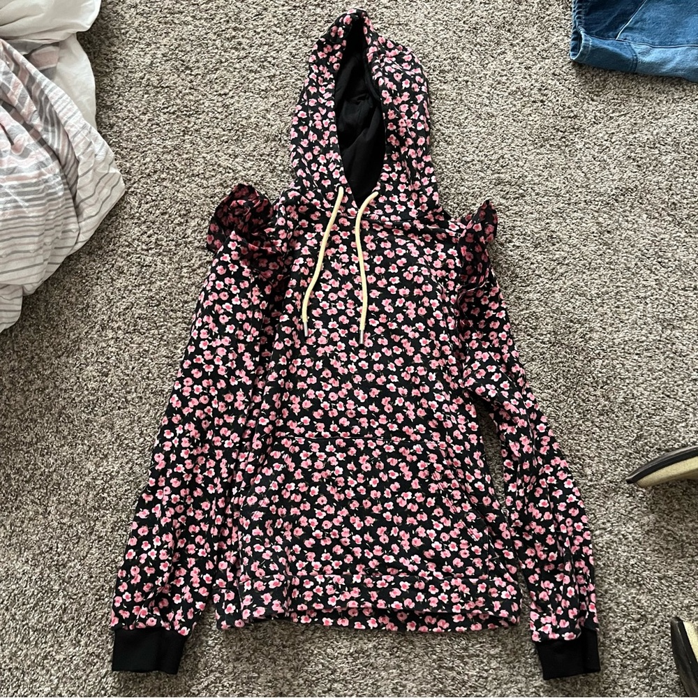 Sandy Liang x Target ruffle floral sweatshirt size small